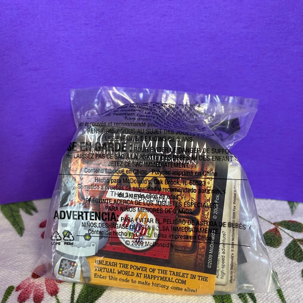 McDonald's Happy Meal Toy Night st the Museum #4 (Able the Space Monkey)